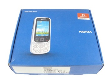Неиспользованный оригинальный Nokia 6303I CLASSIC SILVER