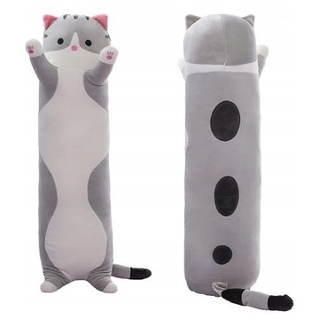 Длинный котенок талисман мягкая игрушка подушка кошка 135 см