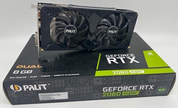 Видеокарта Palit GeForce RTX 2060 SUPER DUAL 8 ГБ