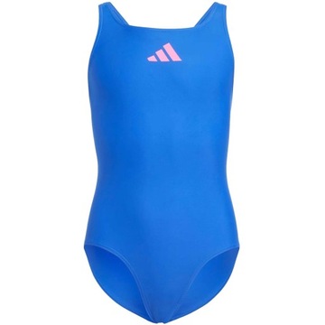 ADIDAS JUNIOR 3 BARS SUIT ЦІЛЬНИЙ КУПАЛЬНИК ДЛЯ БАСЕЙНУ СИНІЙ