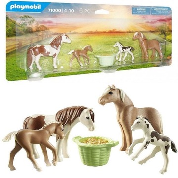 Playmobil Country Set Дві Ісландські Коні З Лошам 710003