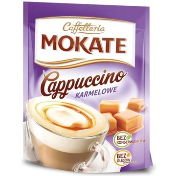 Кофе Капучино с карамелью в порошок 110г MOKATE