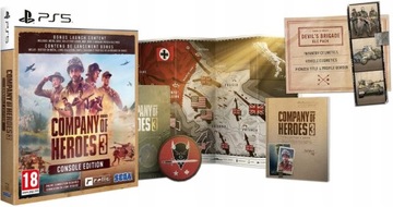 COMPANY OF HEROES 3 PS5 / НОВИЙ / RU / LAUNCH EDITION / STEELBOOK / ДОПОВНЕННЯ