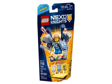 КОНСТРУКТОР LEGO NEXO KNIGHTS 70333 ROBIN, НОВЫЙ НАБОР, ПОДАРОК ДЛЯ ДЕТЕЙ