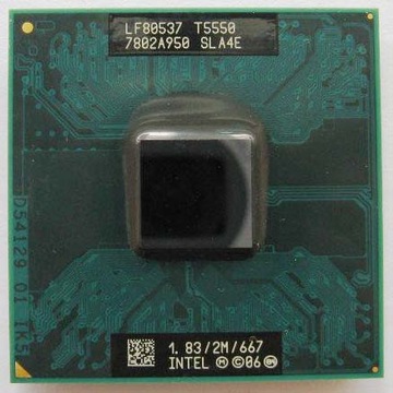 Процесор Intel Core2 Duo T5550 SLA4E