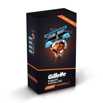 Gillette комплект Fiusion5 Proglide Flexball бритва + 5 картриджей