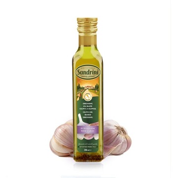 Оливкова олія зі смаком часнику Сандріні 250мл
