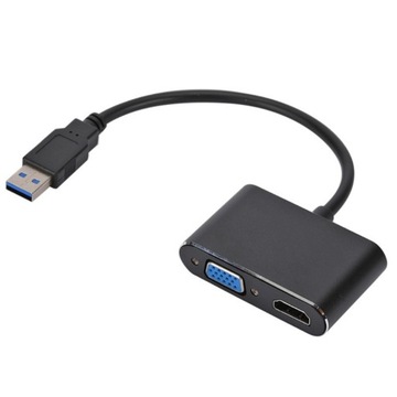 до HDMI VGA адаптер 1080p мульти-дисплей 2 в 1