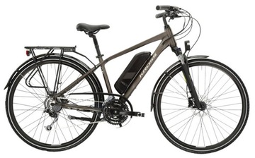 Велосипед KROSS Trans Hybrid (28) s коричнево-серый