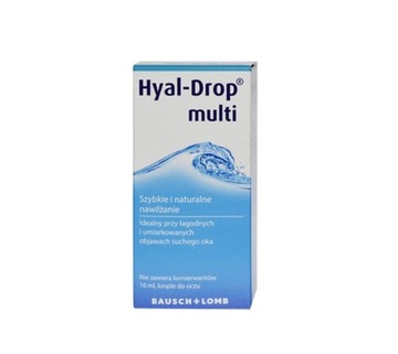 Hyal-Drop Multi - 10 мл зволожуючі краплі для очей