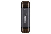 TRANSCEND SSD ESD310C 256GB, External SSD, ESD310C, USB 10Gbps, Type C / A