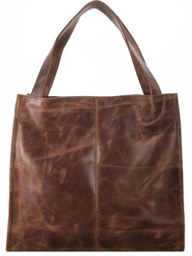 Кожаная сумка Shopper натуральная кожа VERA PELE