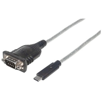 Manhattan USB-C до адаптера RS232 / COM / DB9
