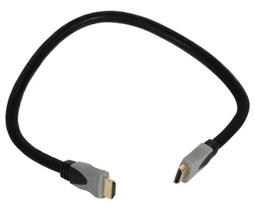 HDMI кабель вилки прямий 0.5 м v1. 4 сигнал