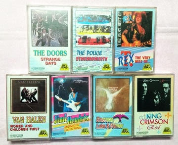 Набор из 7 кассет из рок-классики