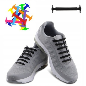 X16 силиконовые шнурки без завязывания 13 цветов эластичные