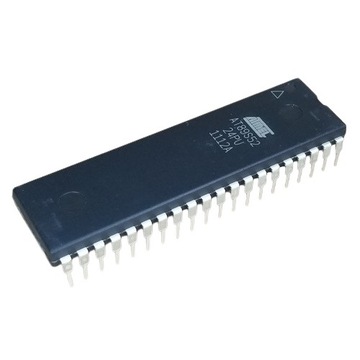AT89S52-24pu-8-битный микроконтроллер, 8KB FLASH, 256B RAM, 33MHZ, DIP40