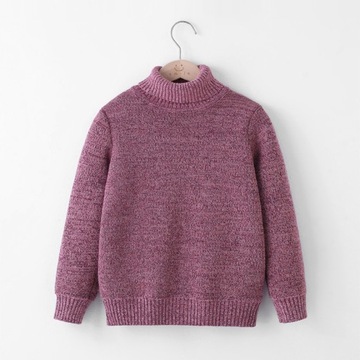 дитячий товстий флісовий светр з високим коміром 2d7