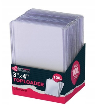 Toploader 100pt 3x4 ультра прозора футболка для карт