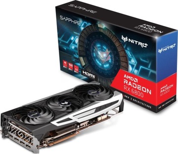 Видеокарта SAPPHIRE Radeon RX 6800 Nitro+ 16 ГБ