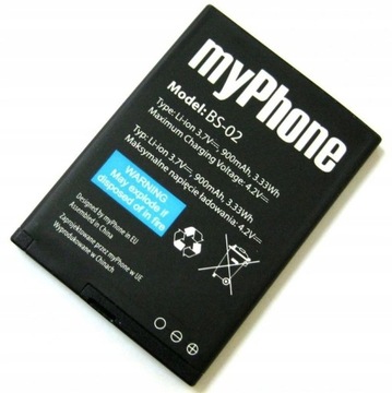 Оригинальный аккумулятор myPhone BS-02