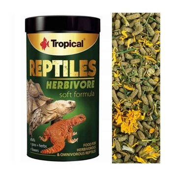 Tropical REPTILES HERBIVORE SOFT корм для рептилий 1л 260г