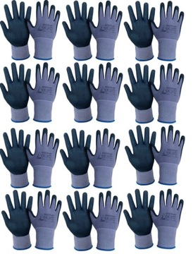 12 пар рабочих защитных перчаток BEST FLEX сверхпрочные 10-XL