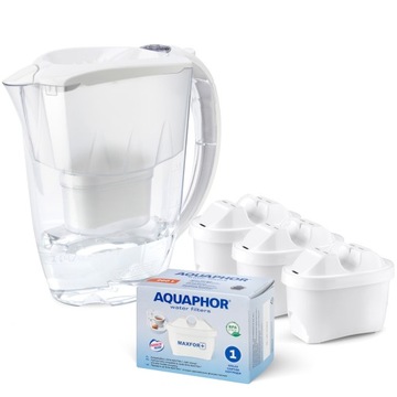 Глечик для фільтра Aquaphor Amethyst 2,8 л 3 фільтра