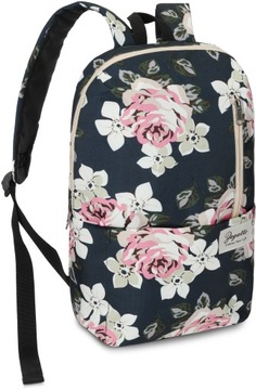 Zagatto міський шкільний рюкзак для жінок квіти A4