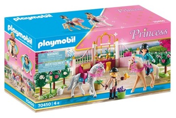 PLAYMOBIL ОБУЧЕНИЕ ВЕРХОВОЙ ЕЗДЕ В КОНЮШНЕ + AKC 70450