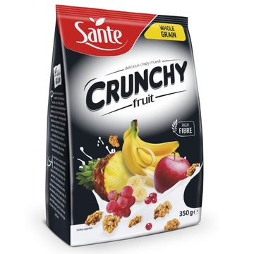 Sante crunchy фруктовые хлопья для завтрака 350 г