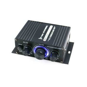 200w + 200w HiFi стерео 12V аудио усилитель