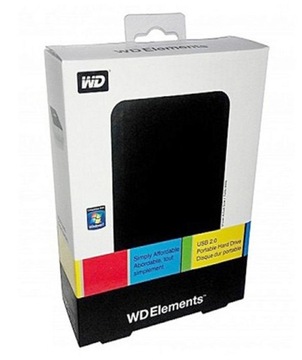 Внешний накопитель Western Digital WD ELEMENTS 500GB + подарок