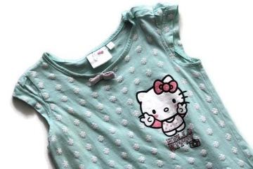 ac340 * HELLO KITTY * туника платье хлопок 86-92