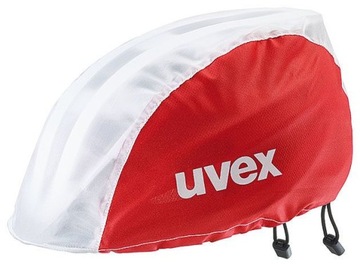 UVEX RAIN CAP BIKE / RED / WHITE L / XL