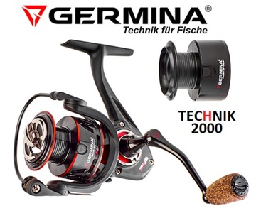 GERMINA техник 2000 FRONT DRAG 10BB + полная леска