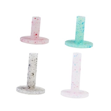 4pcs Golf Rubber Tees Holders Durable for Golf Practice Mat 4 Colors