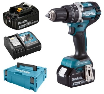 MAKITA DHP484RFJ AKU шуруповерт ход 18V + 2x3, 0Ah