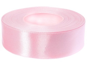 Атласна стрічка 25mm32m світло-рожевий