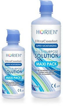 HORIEN ULTRA COMFORT MAXI PACK 360ML + 120ML ЖИДКОСТЬ ДЛЯ КОНТАКТНЫХ ЛИНЗ