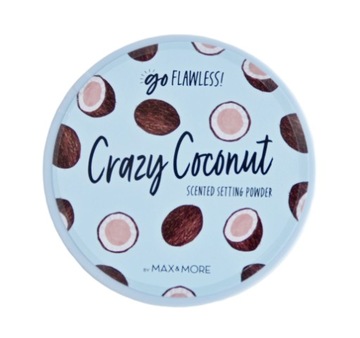 MAX & MORE ВЕЛИКА РОЗСИПЧАСТА ПУДРА МАТУЮЧИЙ ПРОЗОРИЙ КОКОС CRAZY COCONUT 22G