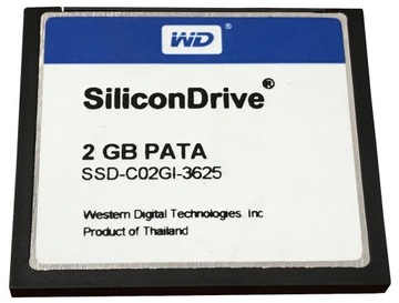 Карта памяти WD SiliconDrive CompactFlash 2GB
