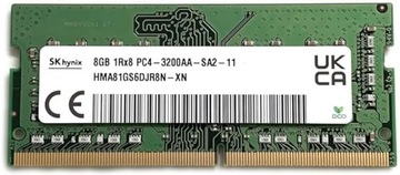 ОПЕРАТИВНА ПАМ'ЯТЬ SK HYNIX 8GB DDR4 3200MHZ SODIMM