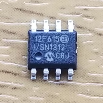 Pic12f615i / SN-Мікроконтролер 8bit, 1024w, 64b, 5-контактний, 20MHz