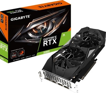 Видеокарта Gigabyte GeForce RTX 2060 Windforce OC 12GB GDDR6