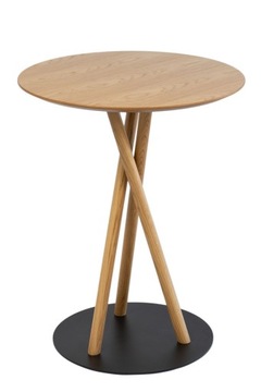 Кофейный столик кофейный бар банкетный стол современный Fi60cm натуральный