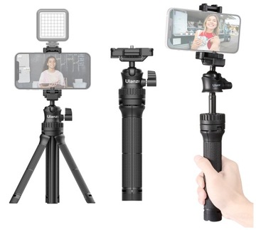 Штатив 4in1 selfie stick для камеры микрофон лампы