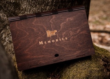 Деревянная коробка для фотографий 15x23cm Memories