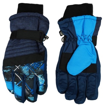 Лыжные перчатки джинсы 5р 14см r110-116