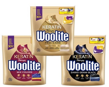 Kapsułki do prania Woolite Care Black Color 99 szt